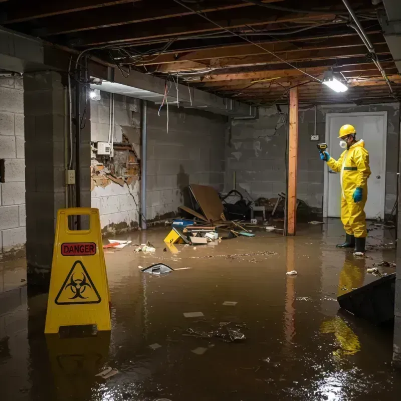 Flooded Basement Electrical Hazard in Paris, KY Property